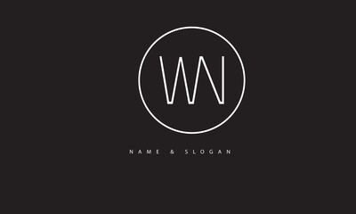 WW, WW Abstract Letters Logo Monogram