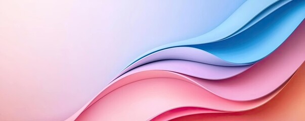 Geometric pattern design abstract background concept. Soft and colorful wavy background with pastel hues for modern design projects.