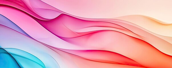 Geometric shapes illustration abstract background idea. Abstract colorful waves flowing seamlessly in a vibrant gradient background.