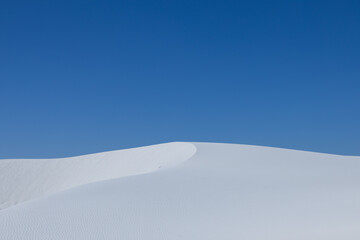 Sand dunes at White Sands National Park, New Mexico