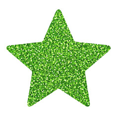 Obraz premium green star isolated
