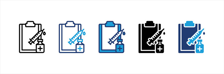 Vaccination Multi Style Icon Set