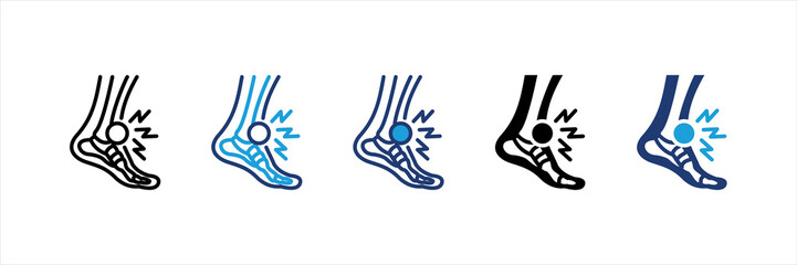 Obraz premium Rheumatology Multi Style Icon Set
