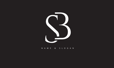 SB, BS, S, B Abstract Letters Logo Monogram
