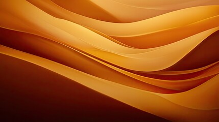 Obraz premium Aerial landscape abstract background concept. Abstract wavy patterns in warm orange hues create a visually appealing composition.