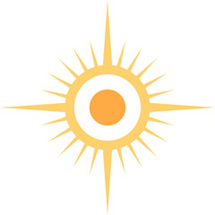  Simple Sun Vector Illustration Element