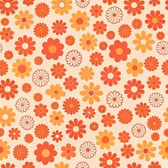 colorful pattern  of various flowers 