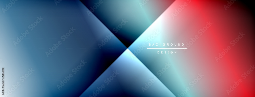 Poster Light shadow lines dynamic gradient background