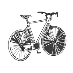 bicycle, vector illustration