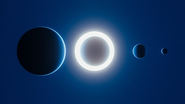 Sun and planets align during celestial event in the cosmos