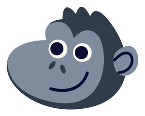 Obraz premium Cute Head Animal Sticker Element