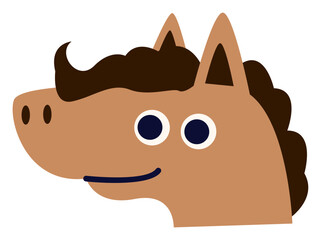 Cute Head Animal Sticker Element