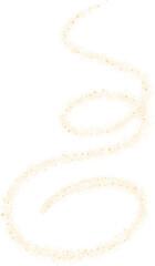 Gold swirl star dust glitter