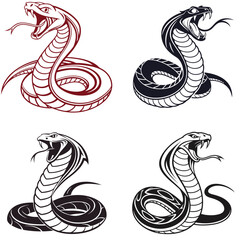 Fototapeta premium Serpents Shadow Dance.