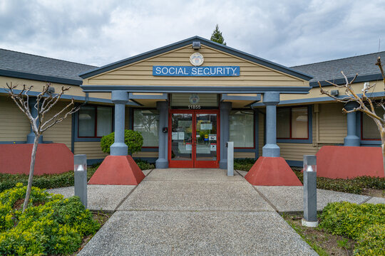 The Social Security Administration building in Auburn, California, a small city in the foothills of the Sierra Nevada Mountains.