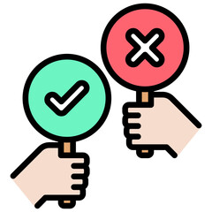 Fototapeta premium Decision Making Icon