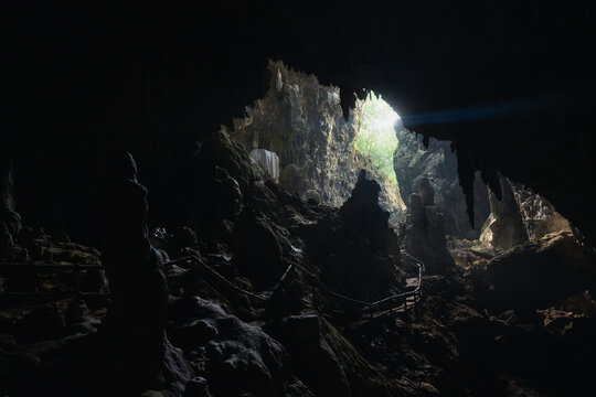 Cave interior at countryside Vietnam.