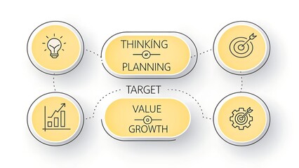 "Business Strategy and Growth Infographic"