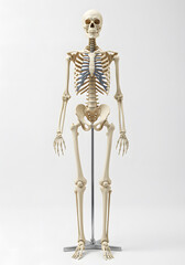 Anatomical Study Human Skeleton Model on Stand, Detailed Bone Structure, Medical Education Tool, Life Size Replica,  Detailed  Human Anatomy,  Medical Science, Osteology,  Skeletal System Illustration