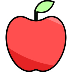 Apple Spring Icons -  Black Line