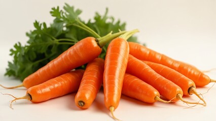 Nature's Vibrant Energy: Fresh, Crisp Carrots Brimming with Life and Nutrition, A Symbol of Health, Growth, and the Beauty of Organic Harvests.