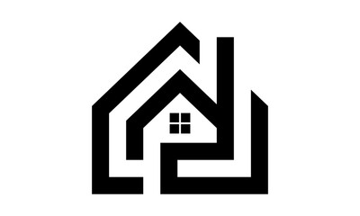 home property logo isolated on white background