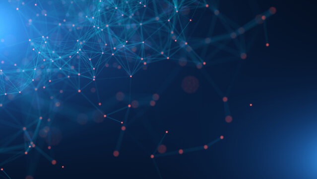 Blue Technology and science background texture