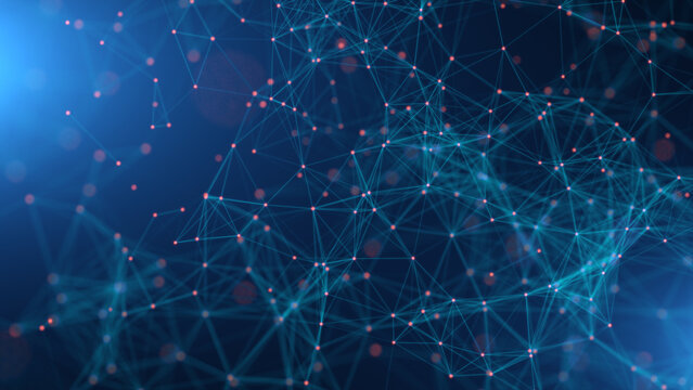 Blue Technology and science background texture