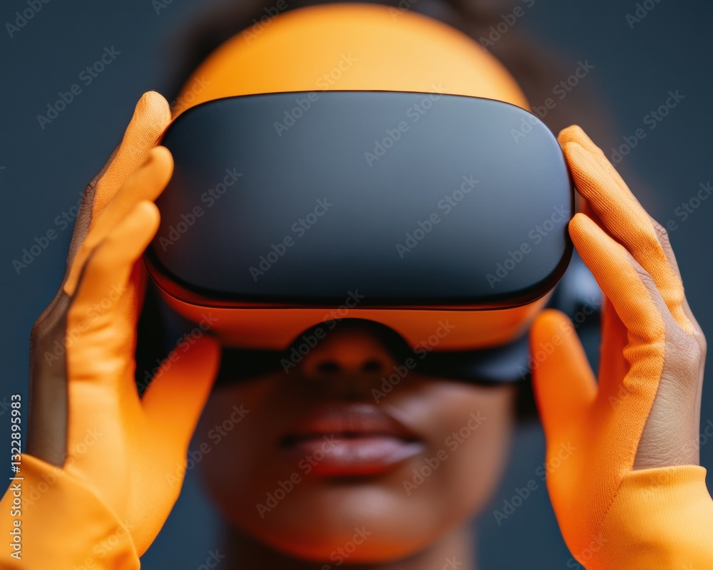 Aufkleber immersive mixed reality innovation next-gen xr headset exploration by gen z tech pioneers - cutting-