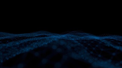 Digital Network Web: a complex structure of interconnected points, digital art, created