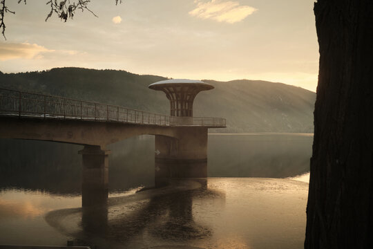 Intake dam tower