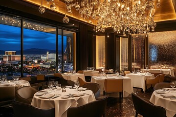 Las Vegas rooftop restaurants offering breathtaking views the Strip and beyond