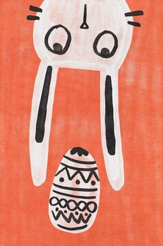 Easter Bunny and Egg