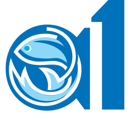 A 1 Fish logo.eps