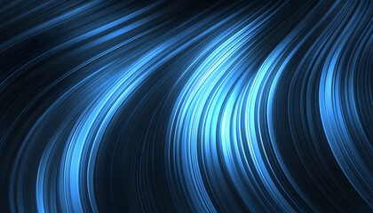 Abstract swirling blue lines, dynamic background, elegant design, modern art, flowing curves, digital illustration, tech texture, vibrant hues, smooth gradients.