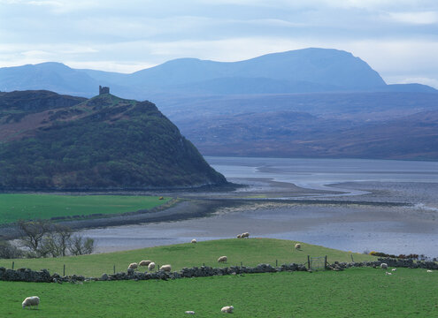 Castle Varrich Scottish Highlands overlooking Kyle of Tongue