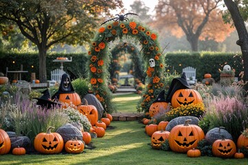 Magical Garden Decorations for an Enchanting Halloween Celebration