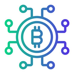 system Line Gradient Icon