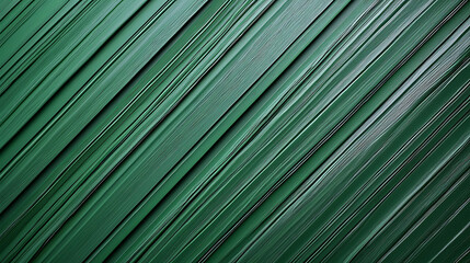 Fototapeta premium Diagonal green textures abstract surface digital art modern design close-up visual aesthetics