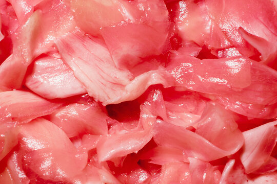 Pink pickled ginger