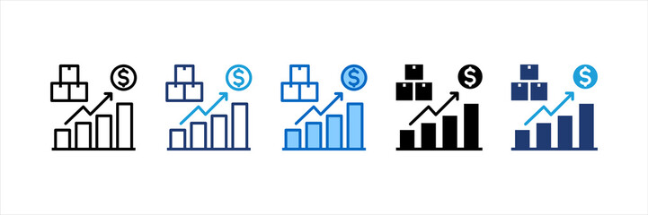 Sales Multi Style Icon Set