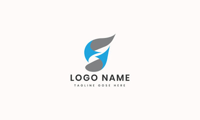 Professional s logotype template Flat design