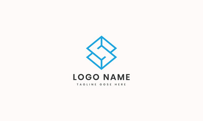 Professional s logotype template Flat design