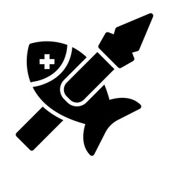 hunting fish Solid icon
