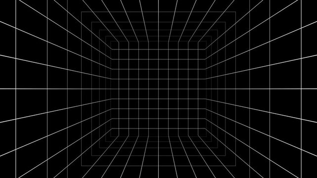 grid background wireframe line