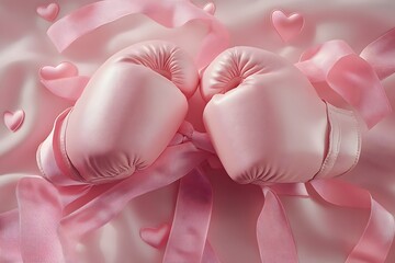 Pink Boxing Gloves Combining Fashion, Function and Purpose