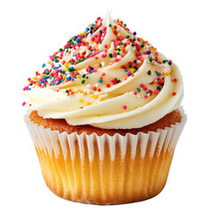 cupcake with sprinkles