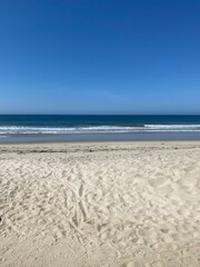 white sandy beach day 