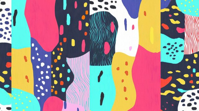 Radiant abstract graphics background colorful art composition