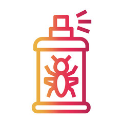 spray Line Gradient Icon
